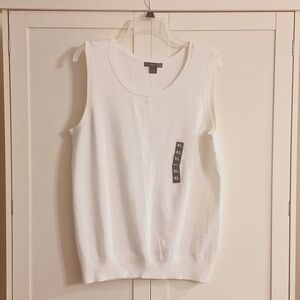 Tee-shirt,  sleeveless, COVINGTON, XL, White